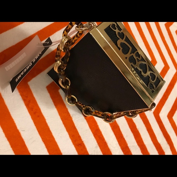 NWT gorgeous LIKE DREAMS box purse w. 2 straps - Picture 6 of 12